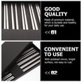 thumbnail image 5 of OUNONA 5 Pairs Stainless Steel Chopsticks Set with Portable Spiral Design for Kitchen and Household Use, 5 of 8