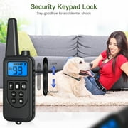 Dog Training Collars, Dog Shock Collar with Remote 2600 feet, 3 Modes Beep Vibration Shock, IPX7 Waterproof, LED Light, USB Charging, Dog Bark Collar for Training Small Medium Large Dogs