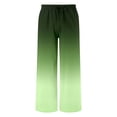 thumbnail image 6 of Girls Cargo Pants Elastic High Waist School Bell Bottoms High Waisted Button Y2k Cute Cargo Pants Skater Streetwear Tops Green 8-9 Years, 6 of 6