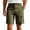 G07 Green, variant on Axiiglly Black Cargo Shorts for Men Elastic Waist Zipper Button 4 Pockets Quick Dry Summer Beach Hiking Bermuda Shorts L