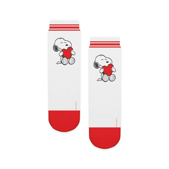CafePress - Snoopy Hearts - Unisex Novelty Printed Crew Kids Socks