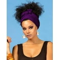 thumbnail image 5 of Hair Wrap for Black Women with Natural Hair Large Stretch Soft Edge Scarves for Braids Dreadlocks Headbands, 5 of 8