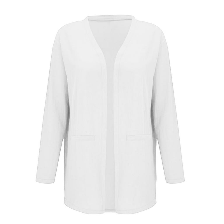 Cxenplz Womens Lightweight Cardigan Fall Long Sleeve Open Front
