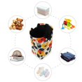 thumbnail image 7 of Yayeee Freestanding Laundry Hamper with Handle Collapsible Large Storage Basket for Clothes, Floral Pattern, 7 of 7