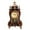 Brown, variant on Antique Clock, Vintage European Desk Clock, 12 Music Chime Antique Desk Clock, Wall Clock with Pendulum and Chimes for Home Decoration