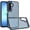 Dark Blue, variant on For Samsung A17 5G Case Rubberized Thick Acrylic Metal Buttons + Tempered Glass