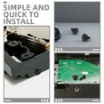thumbnail image 3 of MLINS 15pcs Shock Absorbing Hard Disk Mounting Screws Anti-Vibration Computer Repair Mounting Screw Kit with Rubber Washers for 3.5 Inches SSD HDD, 3 of 8