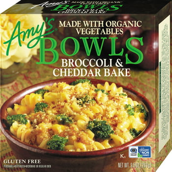 Amy's Kitchen Non GMO Broccoli & Cheddar Bake , 9.5oz Box (Frozen)