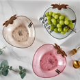 thumbnail image 1 of Snack Tray Creative Shape Food Grade Large Capacity Stackable Transparent Save Space Plastic Dry Fruit Sundries Organizer Tray Decoration Home Supplies, 1 of 8