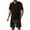 Z6-Black, variant on Vedolay Mens Short Outfits Men's Summer Short Sleeve T-Shirts Shorts Jogging Sports Thin Sportswear,Orange 6XL