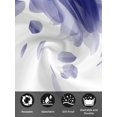 thumbnail image 7 of Modern Blue Cloth Napkins Set of 4 Reusable Dinner Napkins, Gradient Floral Abstract Bohemian White Cocktail Napkin Washable Table Napkins for Wedding/Holiday Party/Baby Shower 20"x20", 7 of 7