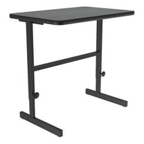 Correll CST 24" x 36" Metal Adjustable Standing Workstation in Montana Gray