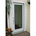 thumbnail image 1 of Retractable Door Screen, Single, Over Sized, Signature Colour, Legacy Latch Catch, Up to 96"h -120"h x 36"w, 1 of 1