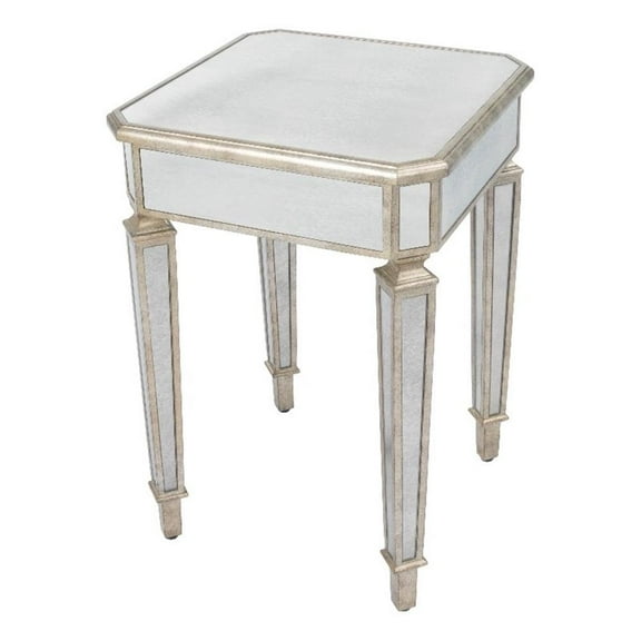 Butler Specialty Company Celeste Mirrored Accent Table - Silver