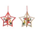 thumbnail image 1 of Colgante de madera para árbol de Navidad, regalo para niños, decoración navideña para el hogar, 1 of 5