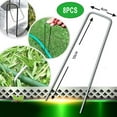 thumbnail image 5 of 8 Pack Garden Netting Pegs Stake Staples Securing Lawn U-Shaped Nail Pins New, 5 of 5