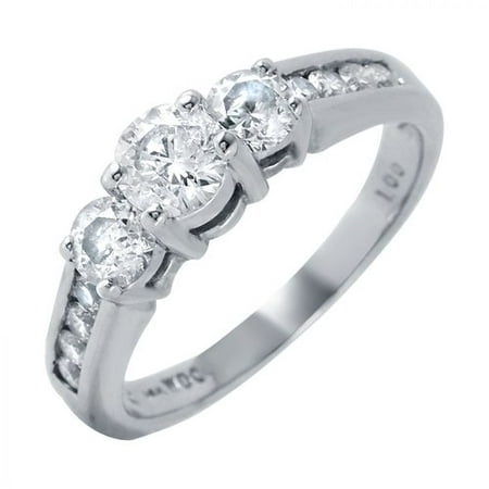 Foreli 1CTW Diamond 14K White Cold Ring MSRP$9920.00