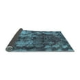 thumbnail image 2 of Ahgly Company Indoor Square Abstract Light Blue Modern Area Rugs, 3' Square, 2 of 4