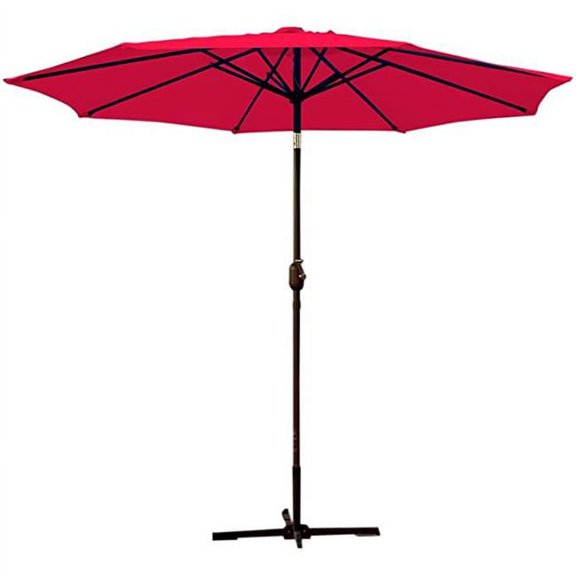Jeco UBF91 9 ft. Aluminum & Steel Umbrella Fabric, Red