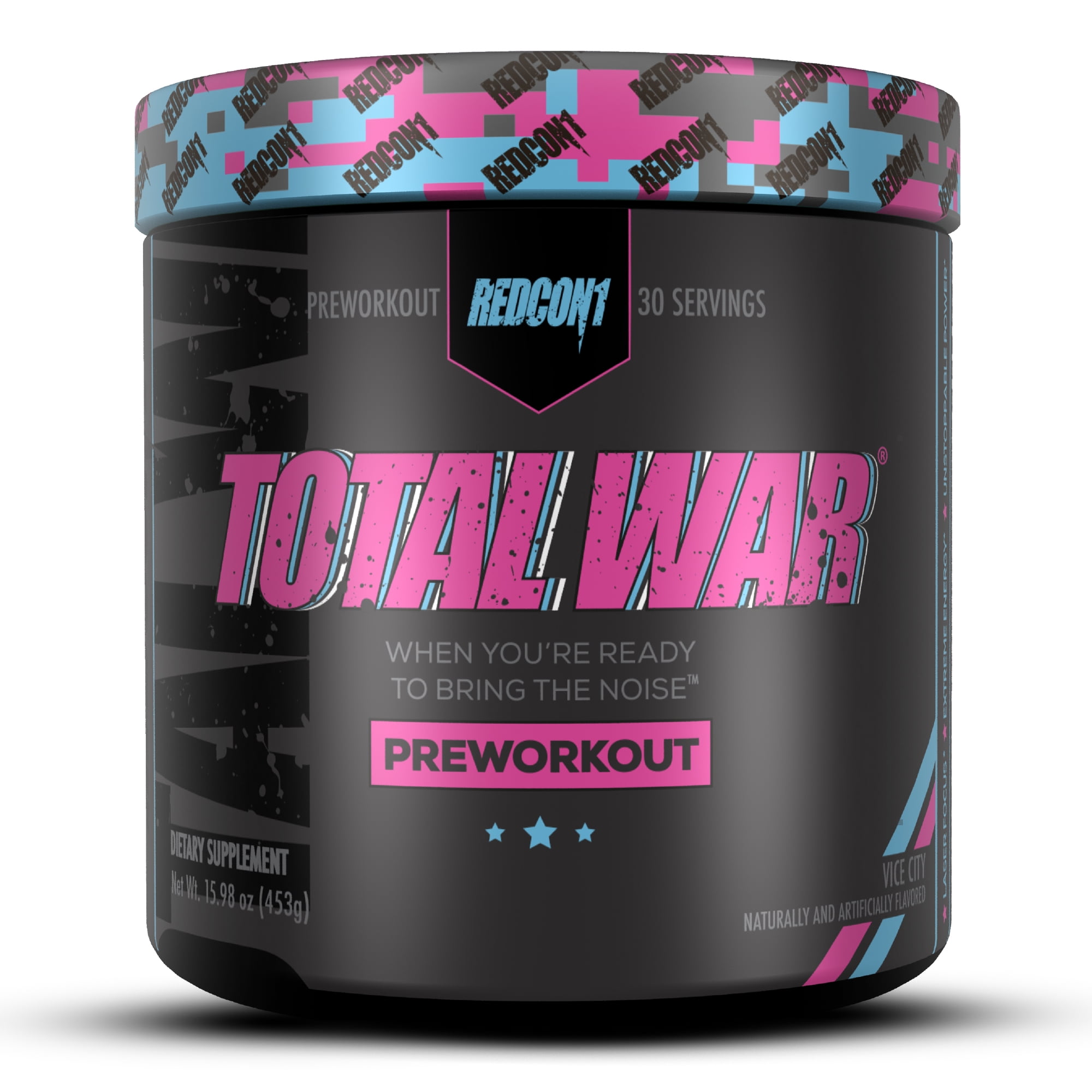 Redcon1 Total War Preworkout, Vice City, Powder, 30 Servings