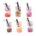 thumbnail image 3 of Billuyoard Pendientes colgantes Cool Sweet Fashion Cup colgantes de bebidas decoraciones DIY joyería llaveros collar accesorios mujeres Artesanía Tipo 5 Billuyoard HA061536-05, 3 of 6