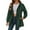 Green, variant on TJAZFJPA Bolero Jacket Women Fashion Solid Hooded Outdoor Raincoat Sports Mountaineering Wear Windbreaker Jacket Top Corduroy Jacket Women Housecoats for Women