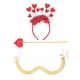 thumbnail image 4 of 1 juego de arco y flecha de Cupido Disfraz de Cupido para San Valentín Accesorio para fotos Diadema de Cupido para San Valentín Accesorios para disfraz, 4 of 8