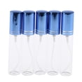 thumbnail image 1 of Botellas de vidrio recargables Yuyangstore 10 Ml 5 unids/set Mini Spray vacías azul, 1 of 8