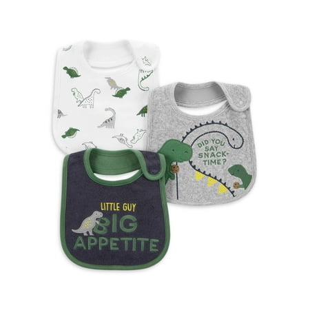 Child of Mine by Carter's Baby Boys Bibs, 3-Pack