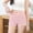 Pink, variant on Naittoop Pregnant Women's Plus Size Solid Color Comfortable Wear-proof Pants Shorts Leggings