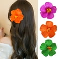 thumbnail image 3 of Harmtty Women Hair Clip Imitation Flower Shape Summer Decorative Hair Pin EVA Material Colorful Hair Accessories, 3 of 8