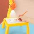 thumbnail image 4 of Kids Drawing Desk with Projector Educational Toys with Singing Function Detachable Projection Painting Table for Child  6 Slides, 4 of 7