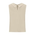 thumbnail image 5 of Aoiroe Womens Cotton Linen Tank Tops,Women Clothing Trendy 2025 Sleeveless Fitted Shirt Slimming Tops for Women Womens Casual Tops Sleeveless Shirts for Women Casual Beige L, 5 of 5