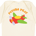 thumbnail image 4 of Inktastic Future Pilot Airplane Boys or Girls Long Sleeve Baby Bodysuit, 4 of 5