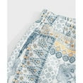 thumbnail image 4 of Men's Shorts Paisley Graphic Print Shorts Bandana Elastic Waist Shorts with Pockets Mens Beach Shorts, 4 of 5