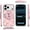 Flower Plants, variant on XPM for Apple iPhone 17 AIR Phone Case, Pattern Design Hybrid with Invisible Ring Stand & Magnetic Back, Shockproof Protective Grip Cover for Apple iPhone 17 Air (6.6") (Pineapple Love Vibe)
