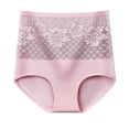 thumbnail image 1 of TANGNADE Culottes Taille Haute pour Femmes Grande Taille Bikini Sans Coutures Absorption Régulière Culottes en Coton Rose, 1 of 9