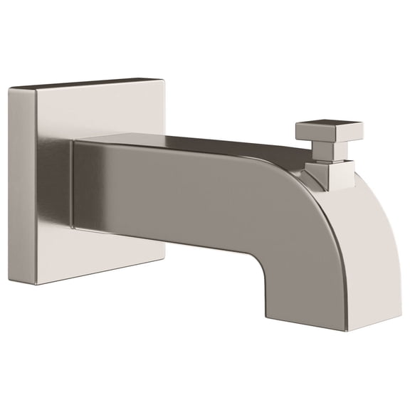 Proflo PFTS38ZBN Kelper 5-9/16" Integrated Diverter Tub Spout - Nickel