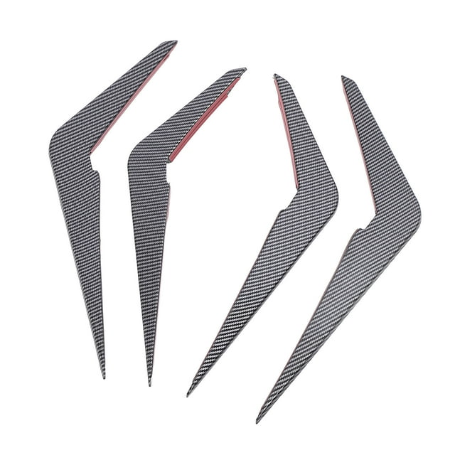 4Pcs X5 G05 LCI M Sport 2023 Front Side Air Vent Cover Intake Canard for Cars Rear Bumper Splitter Bumper Lip Protector Kit with Fog Light Frame Canard