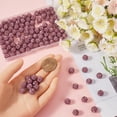 thumbnail image 3 of 1 Box 120Pcs 10mm Pave Disco Ball Beads Fuchsia Rhinestone Bead Bulk Small Polymer Clay Glass Pink Purple Round Charms Crystal Diamond Pen Bead for Jewelry Making DIY Necklace Bracelet Women DIY, 3 of 5