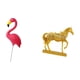 thumbnail image 5 of Estatua de pájaro flamenco, figura decorativa para jardín, escultura de caballo, figuras de resina, animales grabados, accesorios de jardín para decor, 5 of 8