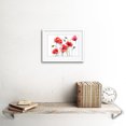 thumbnail image 2 of Flowers Painting of Poppies Art Print Framed Poster Wall Decor 9x7 inch, 2 of 5
