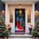 thumbnail image 3 of Yhmxh Tapiz para puerta de Navidad, 3 of 6