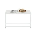 thumbnail image 5 of Furinno Camnus Modern Living Coffee Table, Solid White/White, 5 of 6