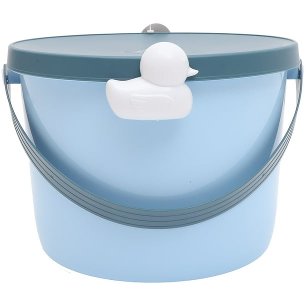 GOOHOCHY Organizador de juguetes, cubo para bloques de construcción, alimentos, refrigerios, artículos diversos, cubo para guardar juguetes