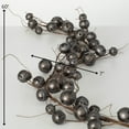 thumbnail image 6 of 60"L Sullivans Artificial Gray Jingle Bell Twig Christmas Garland, 6 of 7
