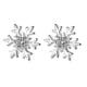 thumbnail image 2 of Pendientes de aleación, pendientes de copo de nieve, pendientes de aleación de copo de nieve, pendientes de copo de nieve, ingeniería de precisión, 2 of 8
