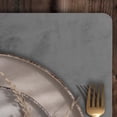 thumbnail image 3 of Davanti Placemats - Vegan Leather Stone Blonde Tobacco (Lt Brown) - Set of 4, 3 of 5
