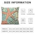 thumbnail image 5 of GOSMITH Nautical Beach Coastal Throw Pillow Cover,Sea Map Sailing Ship Anchors Dolphins Summer Pillow Cases for Sofa Living Room Bedroom Party Decor, 5 of 5