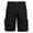 Black, variant on BiZtdJrK Mens Big and Tall Cargo Shorts Solid Elastic Waist Cotton Casual Shorts Regular Fit Outdoor Summer Shorts with Multi Pockets on sale clearance items Black M